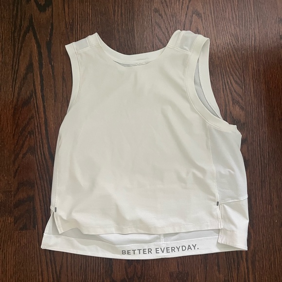 COPY - White lulu tank - Picture 2 of 3